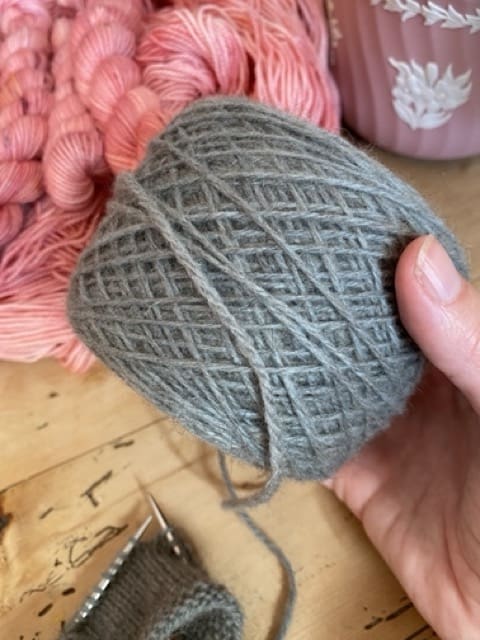 Merino Possum Woollen Spun Saltbush - Image 3