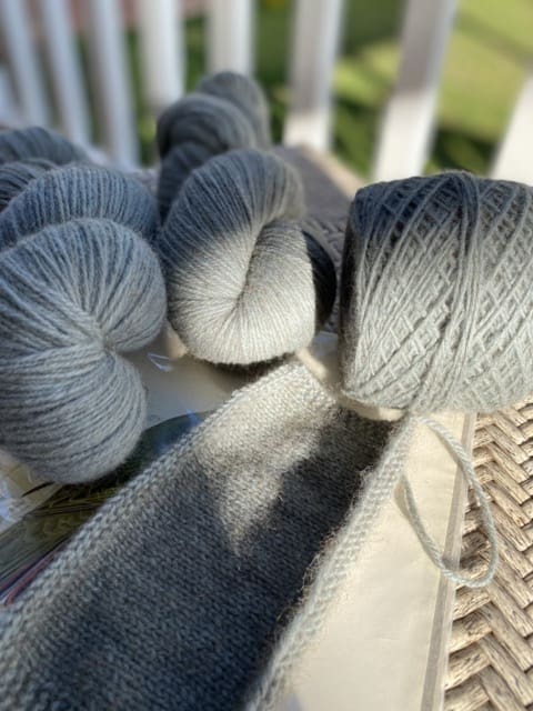 Merino Possum Woollen Spun Saltbush - Image 5