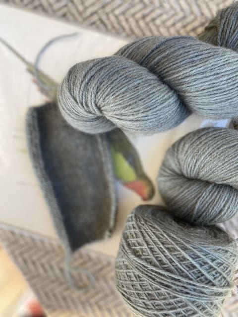 Merino Possum Woollen Spun Saltbush - Image 6