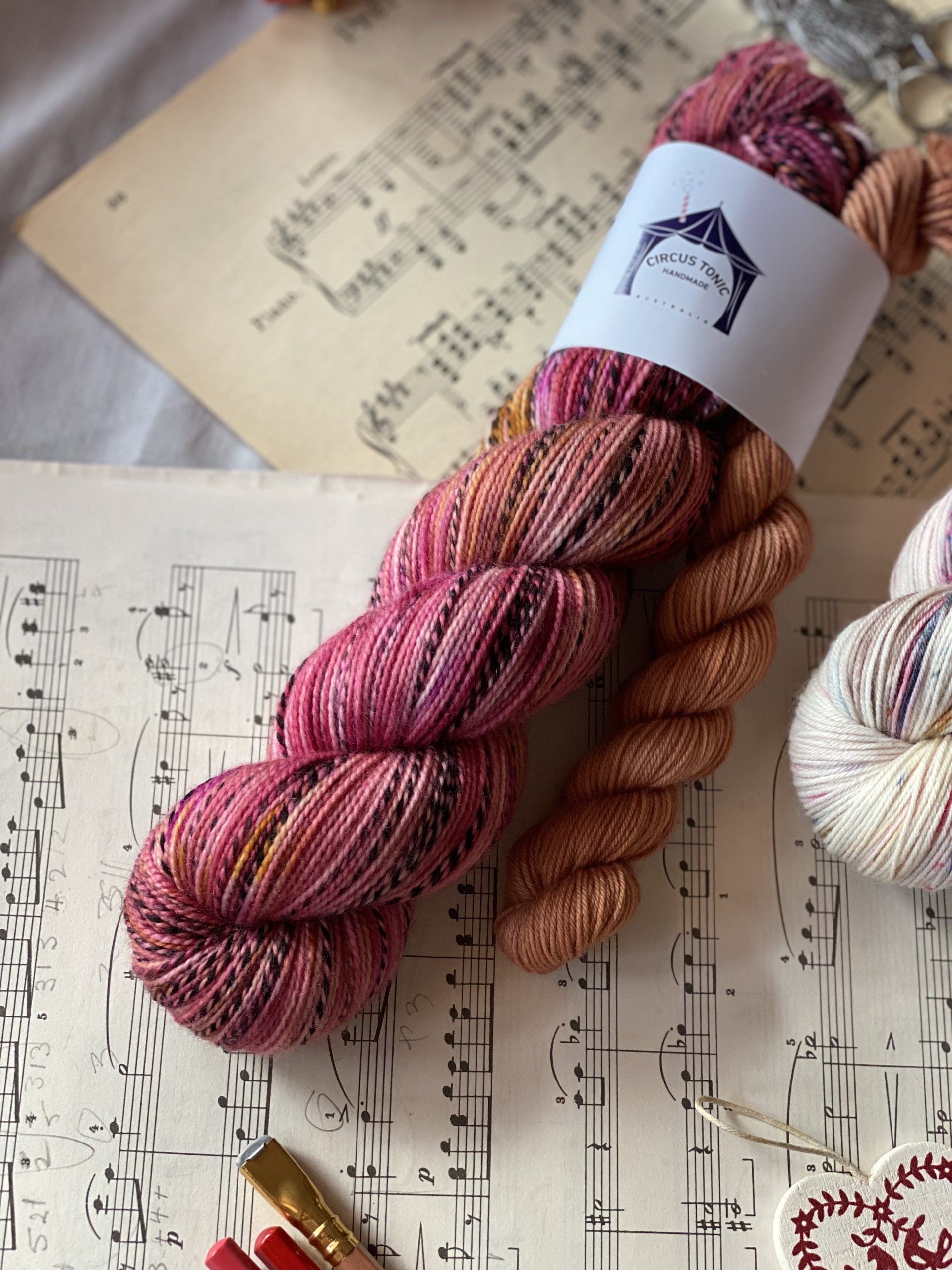 Rhubarb and Caramel Crunadh Zebra Sock Set - Image 3