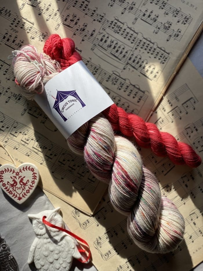Holly Day Jubilee Sock Set Circus Tonic Handmade