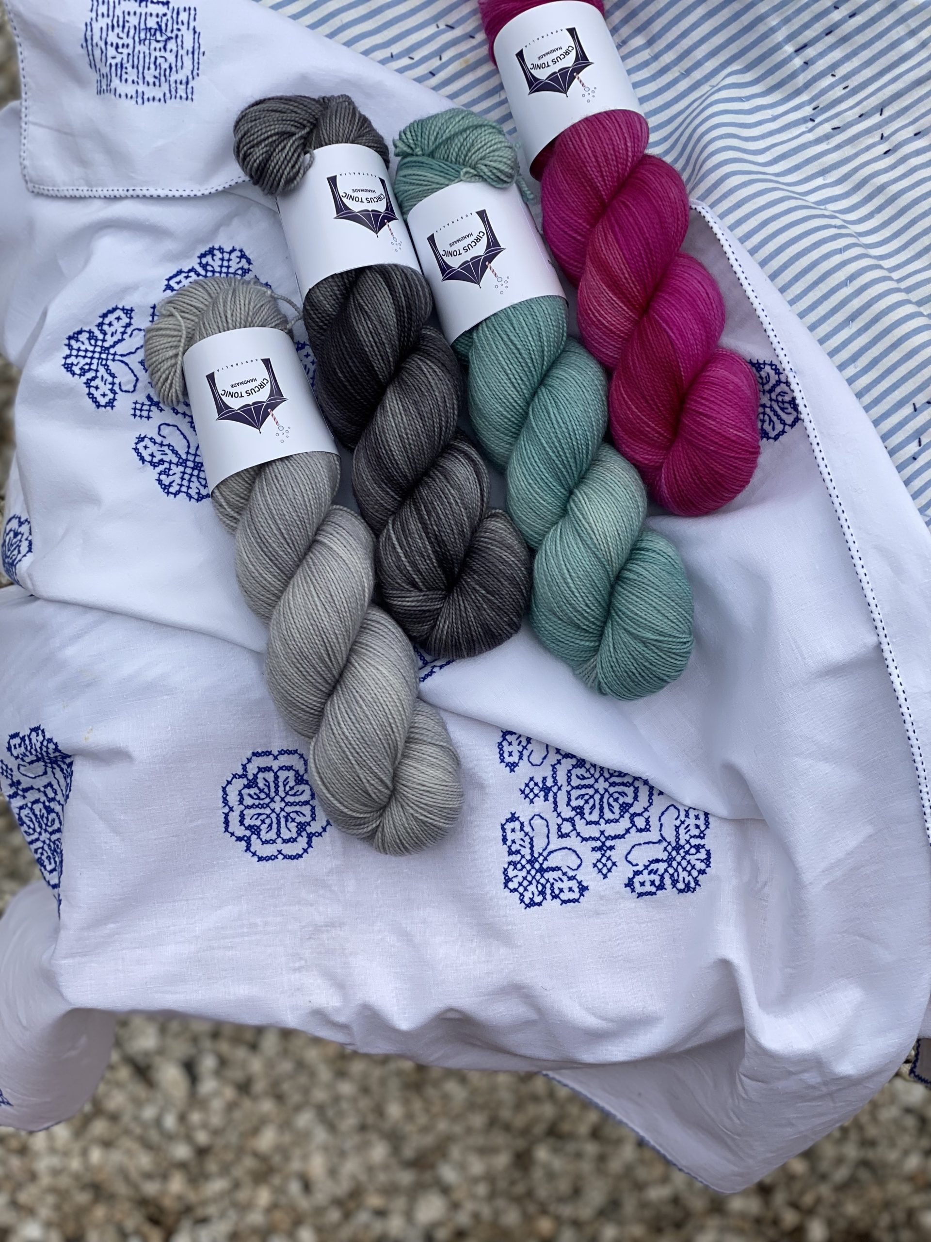 Curious Handmade 2024 MKAL 4 Skein Set Bee Balm - Image 2