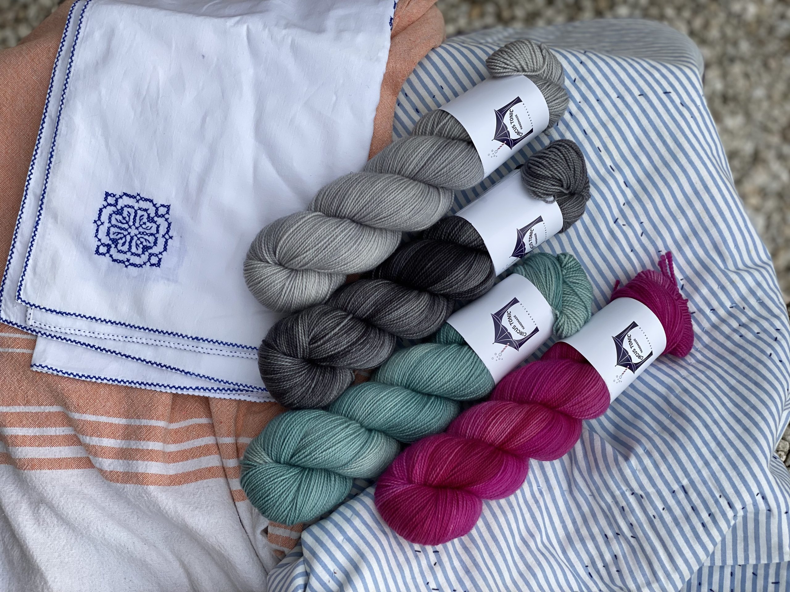 Curious Handmade 2024 MKAL 4 Skein Set Bee Balm - Image 4