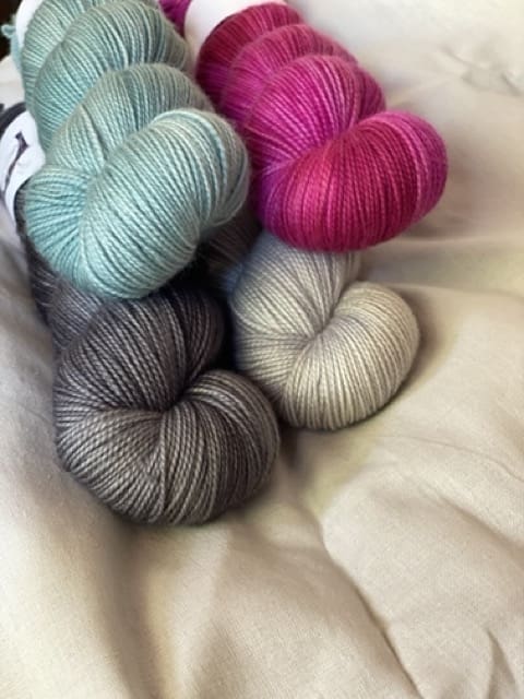 Curious Handmade 2024 MKAL 4 Skein Set Bee Balm - Image 3