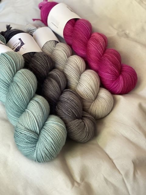 Curious Handmade 2024 MKAL 4 Skein Set Bee Balm - Image 5