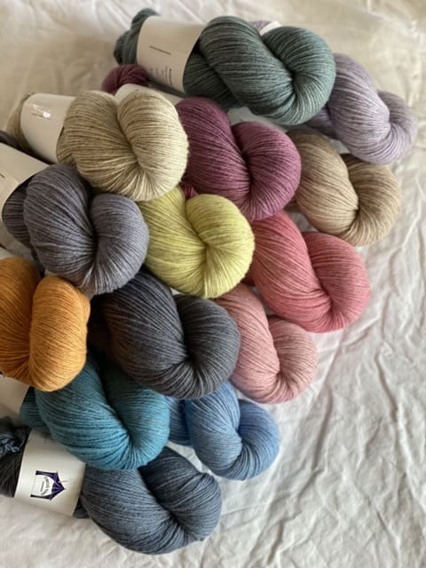 Thyme Pink Bells Antipodes Merino Arapawa Fingering - Image 3