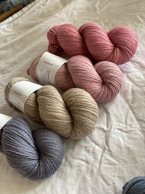 Thyme Pink Bells Antipodes Merino Arapawa Fingering - Image 4