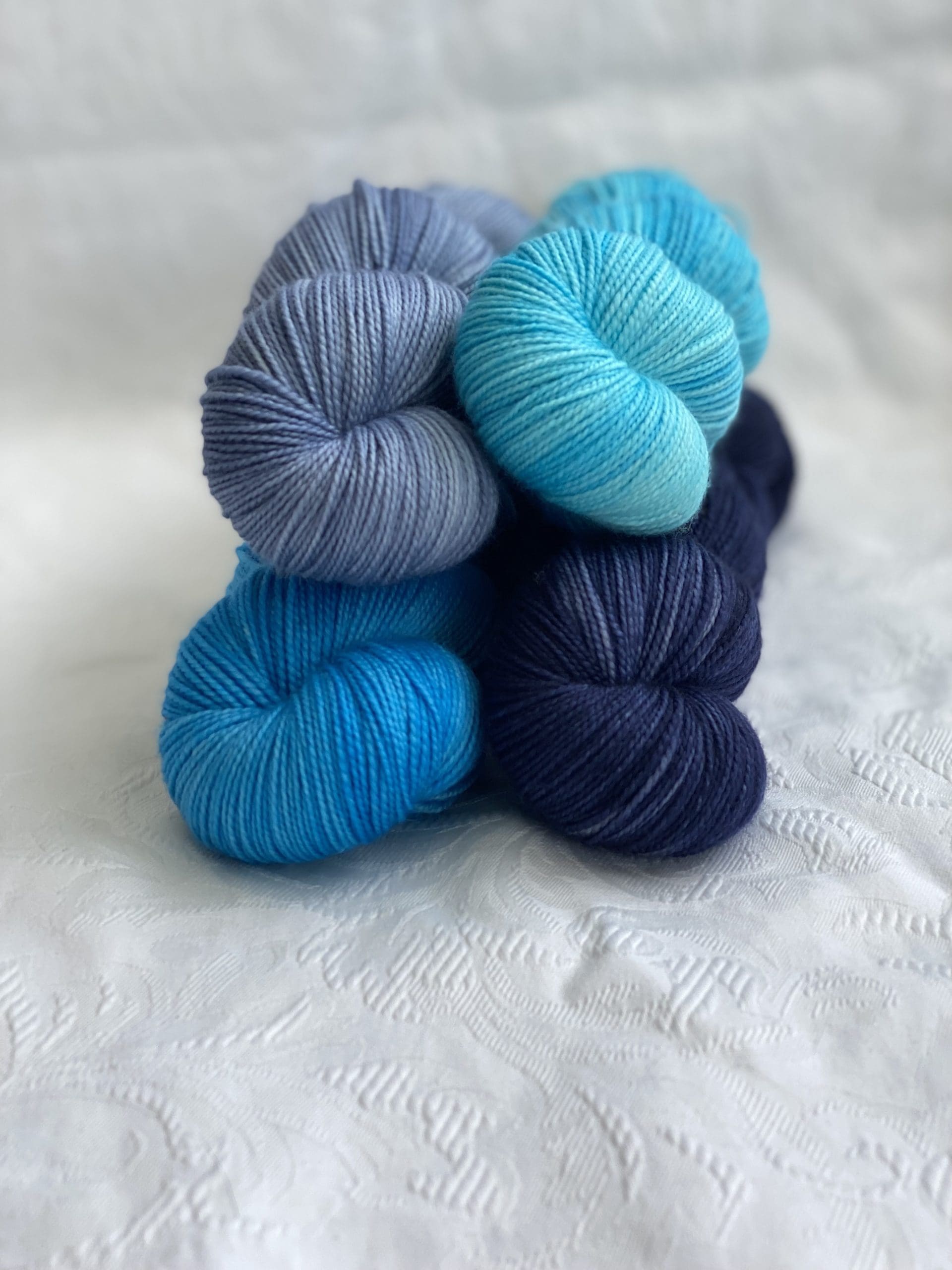 WestKnits MKAL Kit Flock1 Blue Monday
