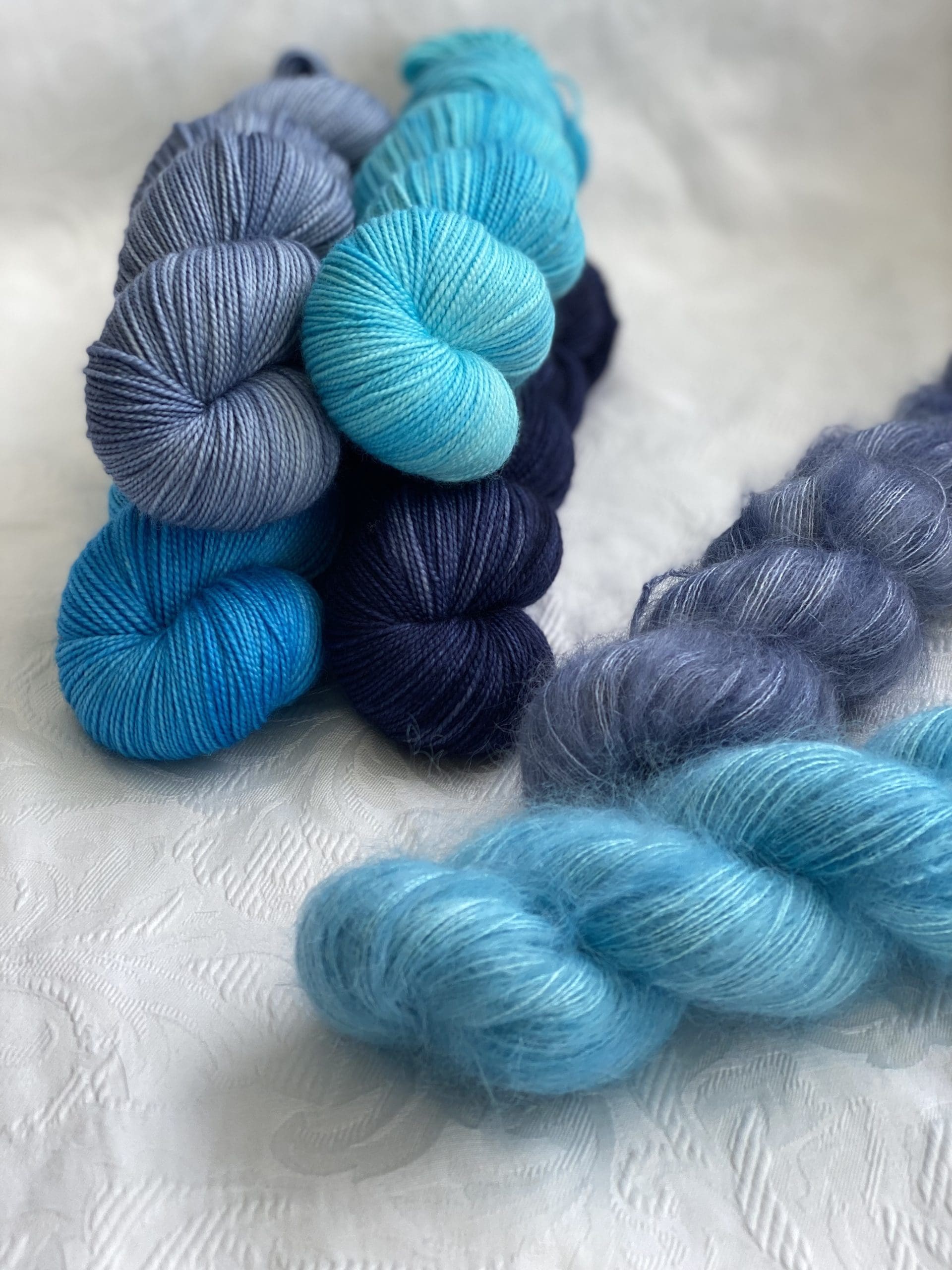 WestKnits MKAL Kit Flock1 Blue Monday - Image 4