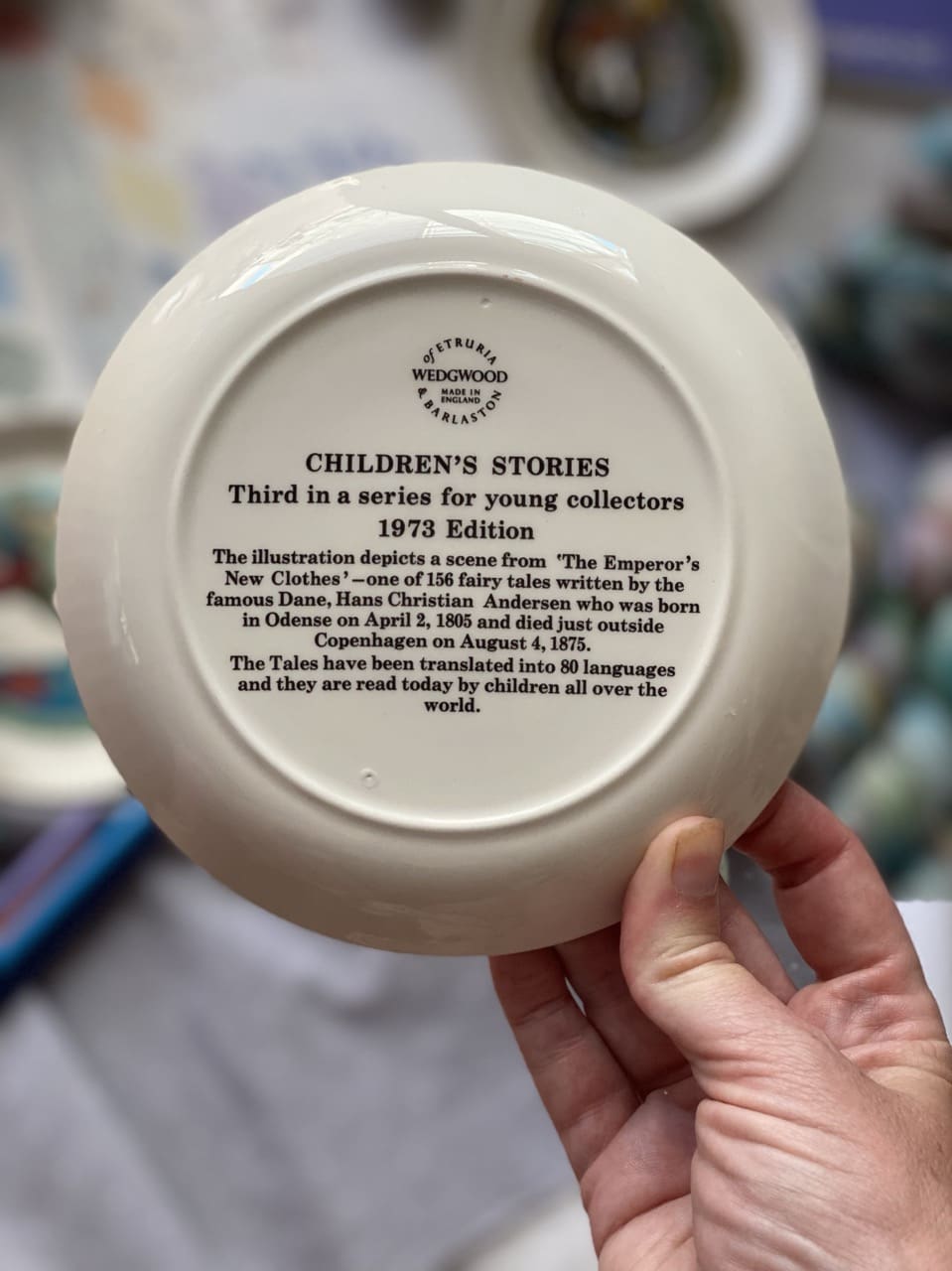 Hans Christian Andersen Wedgwood Thrift Box - Image 5