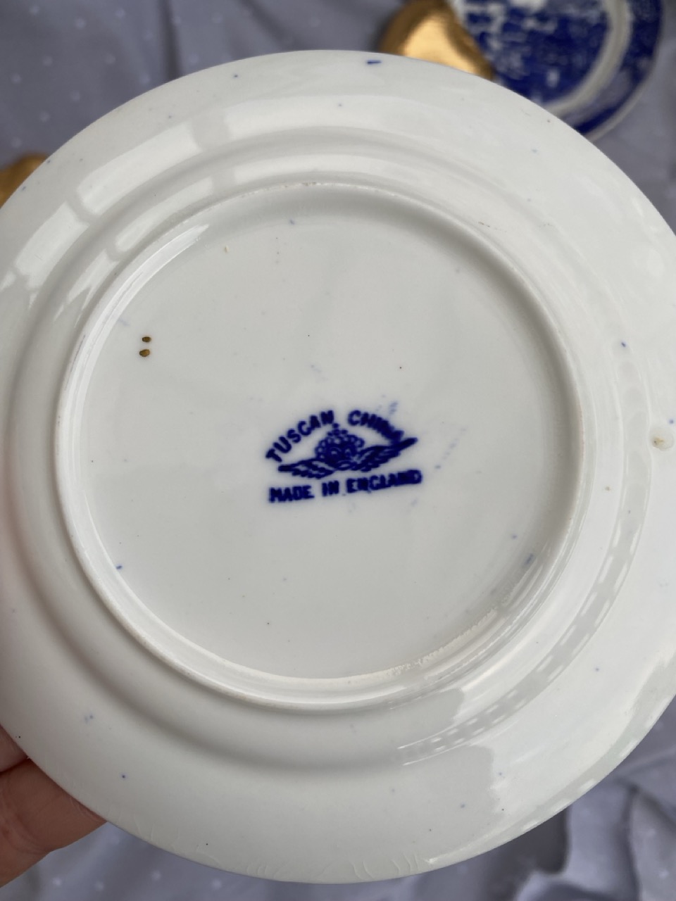 Willow Pattern Cashmere and Chocolate Thrift Box - Image 4