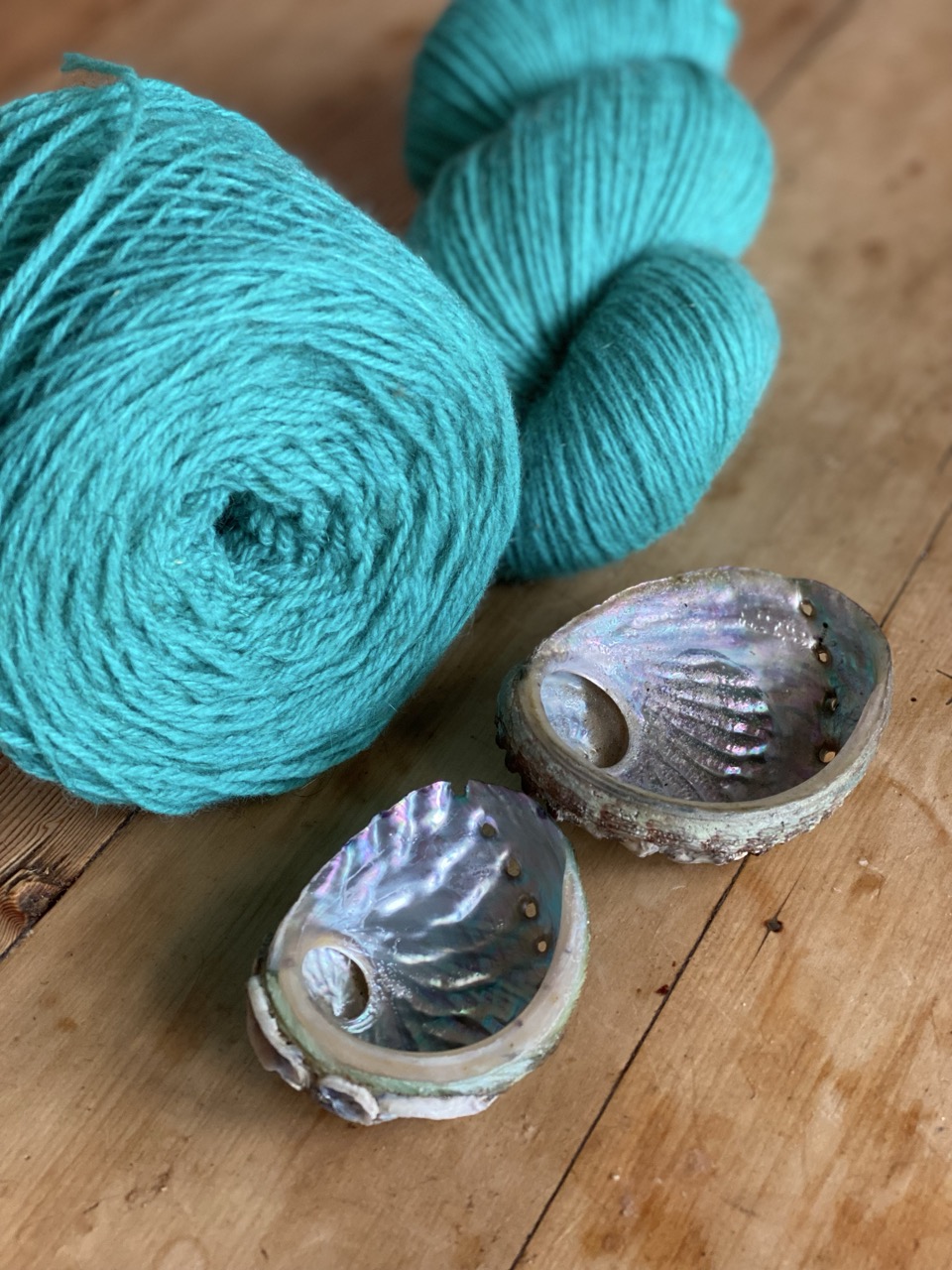 Merino Possum Woollen Spun Abalone Shell